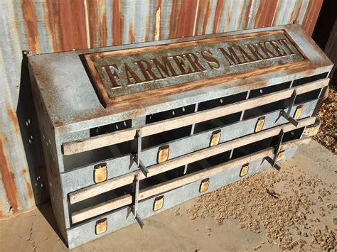 galvanized metal chicken nesting boxes|2 hole chicken nesting boxes.